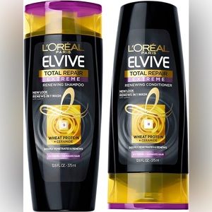 Loreal Elvive Total Repair Shampoo and Conditioner
